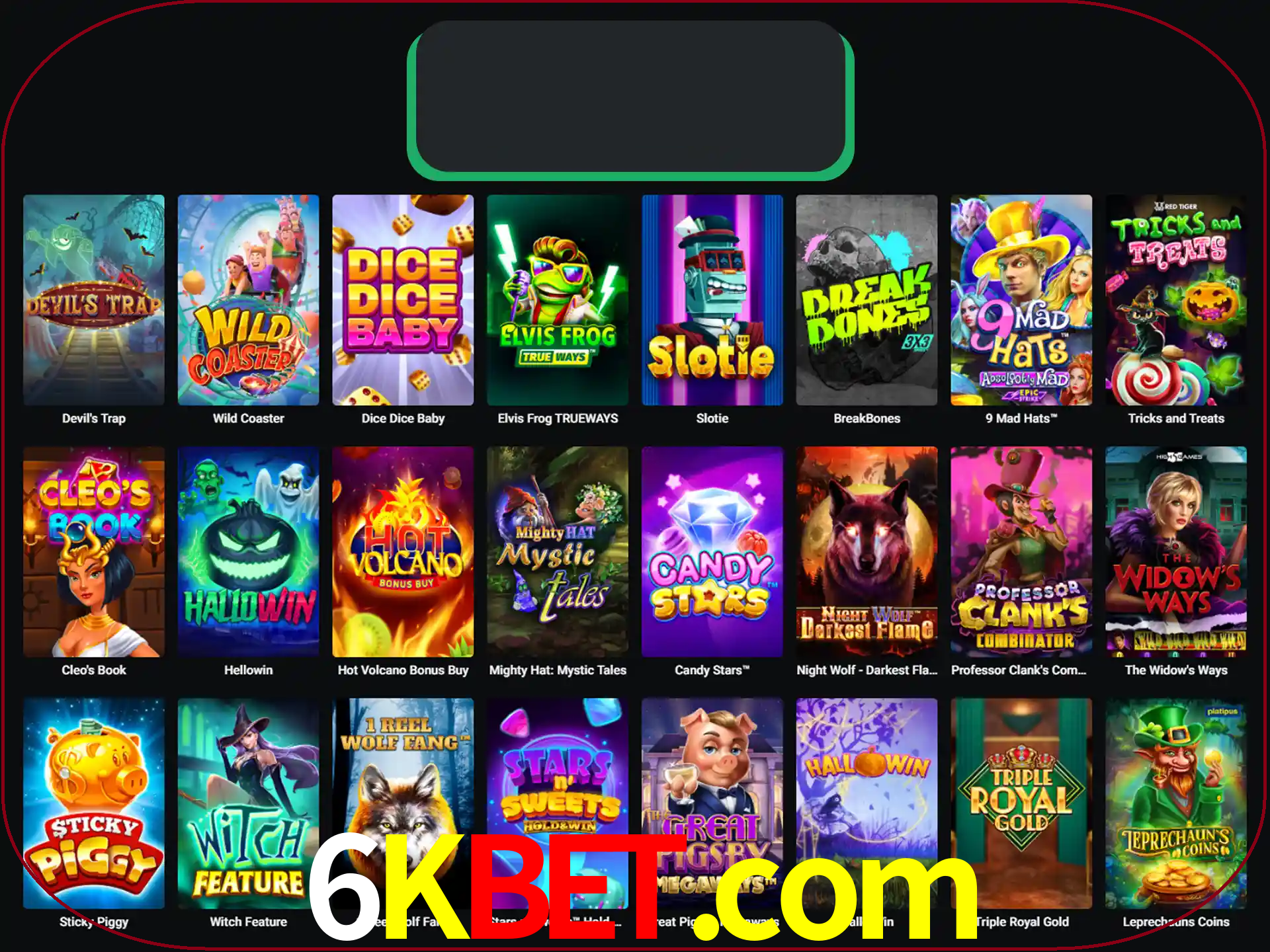 Procure por seus amados jogos de slot.