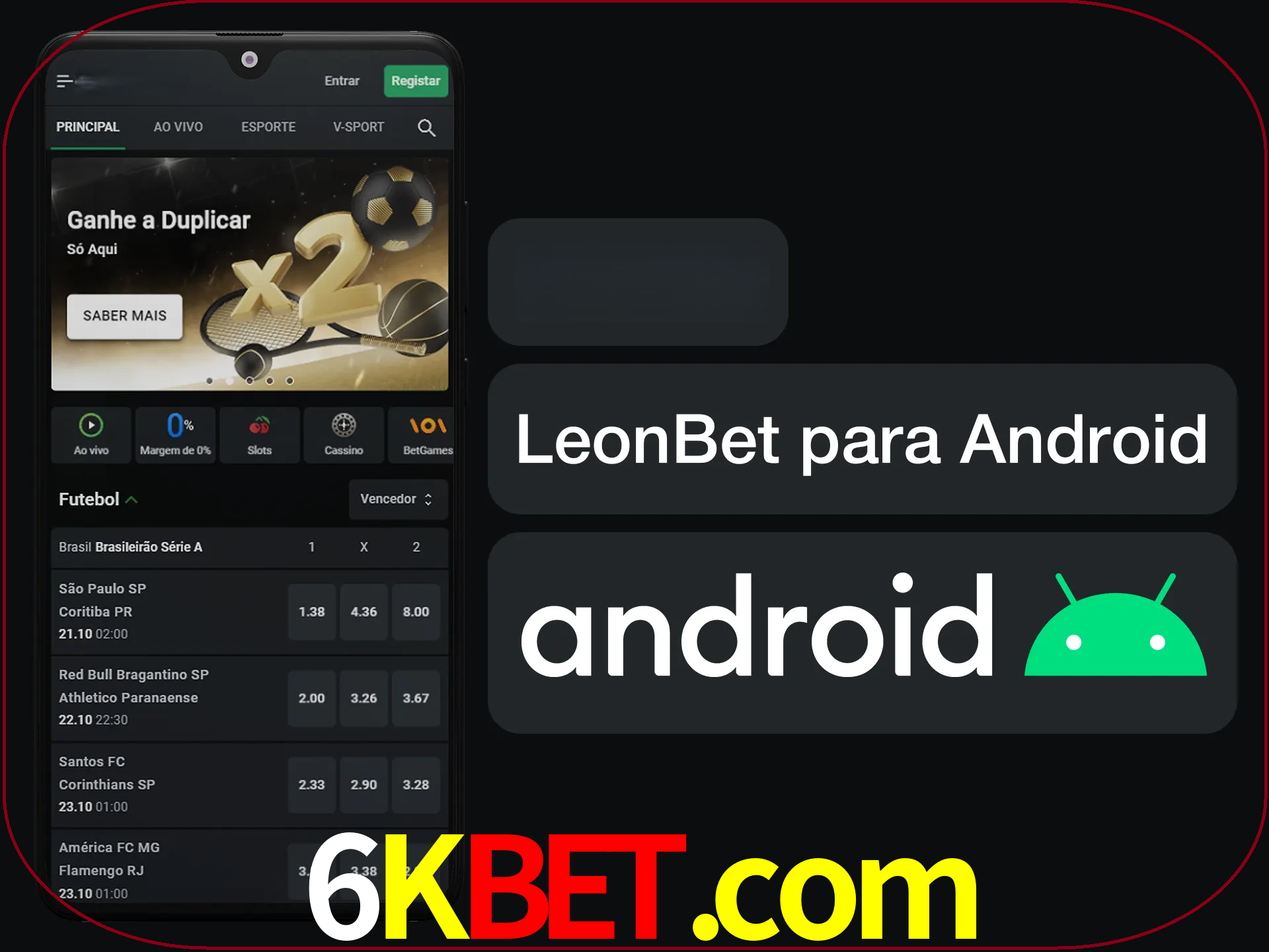 Adquira sua versão poket de LeonBet.